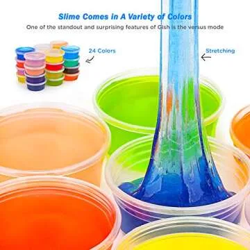 DIY Slime Kit-Ultimate Glow in The Dark Glitter Slime Making Kit- Slime Kit for 3 4 5 6 7 8 9 10 11 12 Year Old Girl and Boy Party Best Choice