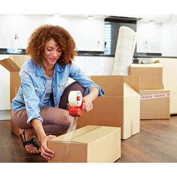 Scotch Sure Start Packing Tape Clear Quiet Unwind Easy Start