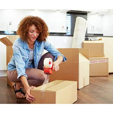 Scotch Sure Start Packing Tape Clear Quiet Unwind Easy Start