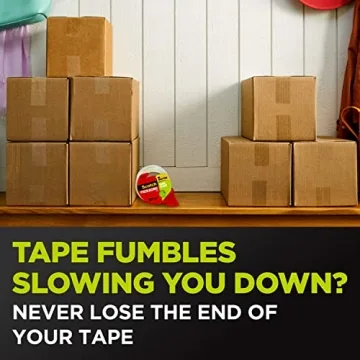 Scotch Sure Start Packing Tape Clear Quiet Unwind Easy Start