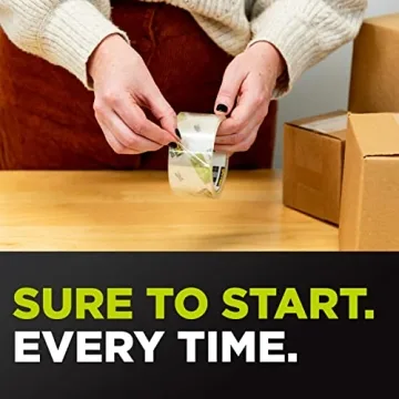 Scotch Sure Start Packing Tape Clear Quiet Unwind Easy Start