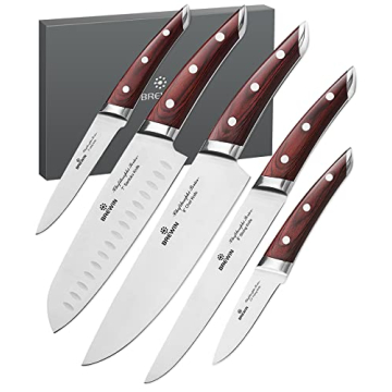 Brewin CHEFILOSOPHI Japanese Chef Knife Set 5 PCS