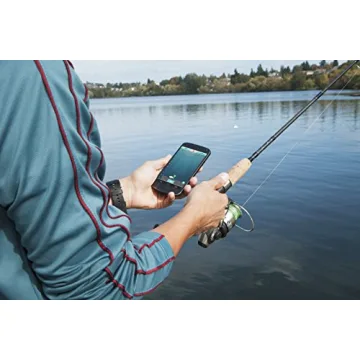 Reelsonar Portable Fish Finder Accurate Fish Depth Finder with Depth Range of 135 feet 10+ Hours Battery Life with iOS & Android App Wireless