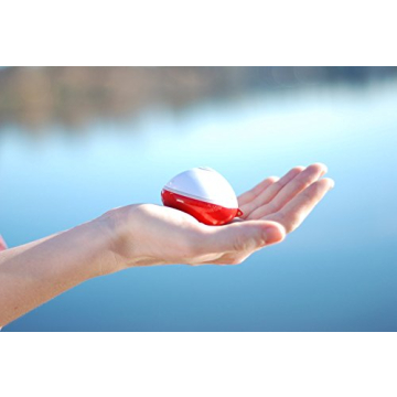 Reelsonar Portable Fish Finder Accurate Fish Depth Finder with Depth Range of 135 feet 10+ Hours Battery Life with iOS & Android App Wireless