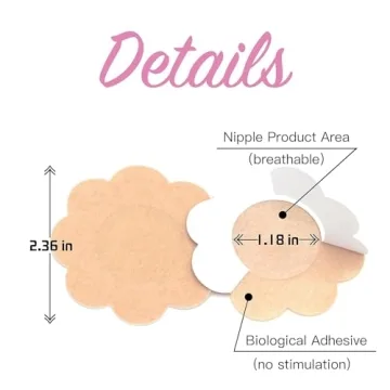 QueenVibes Nipple Covers - Discreet Comfort & Coverage