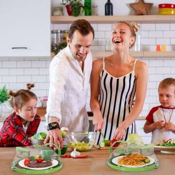 Microwave Cover for Food,10" Upgraded Transparent Microwave Splatter Cover with Heat-Resistant Handle and Water Storage Box to Avoid Dry Out,Kitchen Gadgets and Accessories,home essentials,Gift