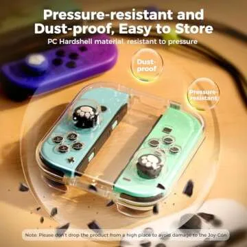 IINE Mini Storage Case for Joy-Con - Portable Protective Box