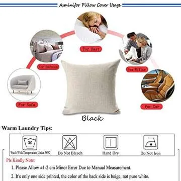 Patriotic Asminifor Throw Pillow Covers for July 4th