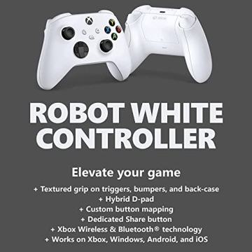 Xbox Core Wireless Controller in Robot White | All Devices