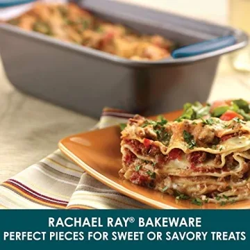 Rachael Ray Yum-o! Nonstick 9 Inch Loaf Pan with Grippy Handles
