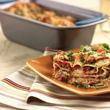 Rachael Ray Yum-o! Nonstick 9 Inch Loaf Pan with Grippy Handles