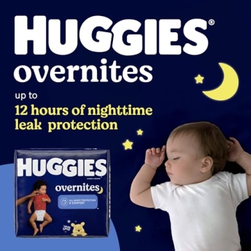 Huggies Overnites Size 4 Diapers for Overnight Dryness