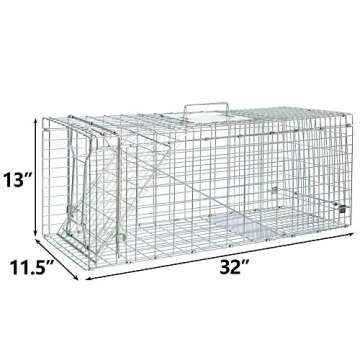 ANT MARCH Live Animal Cage Trap for Safe Wildlife Control