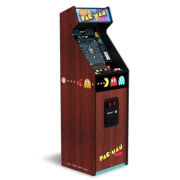 Arcade1Up PAC-Man Plus Deluxe Arcade Machine - 14 Classic Games, Retro Game Console for Home, 5’ T...