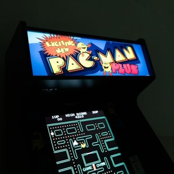 Arcade1Up PAC-Man Plus Deluxe Arcade Machine 14 Classic Games