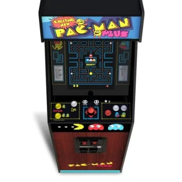 Arcade1Up PAC-Man Plus Deluxe Arcade Machine 14 Classic Games