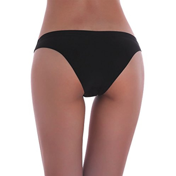 COSOMALL 6 Pack Seamless Bikini Underwear for Women