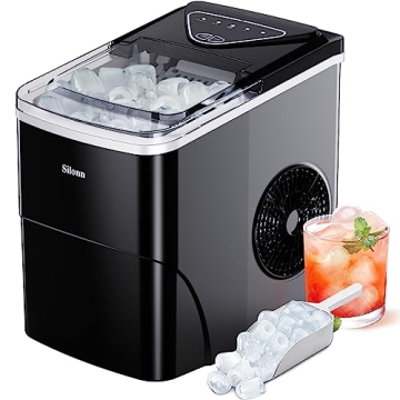 Silonn Ice Maker Countertop - Fast and Self-Cleaning