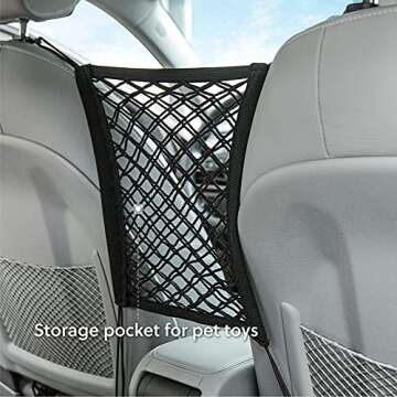 Lesure Dog Car Seat Cover for Back Seat SUV - Waterproof Pet Car Rear Seat Covers with Anti Slip Dog...