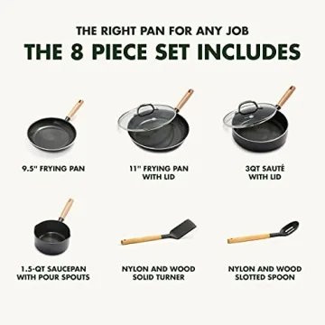 GreenPan Hudson Nonstick Cookware Set for Healthy Cooking