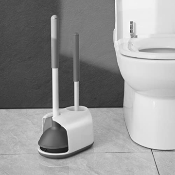 Eyliden 2 in 1 Toilet Brush and Plunger Set