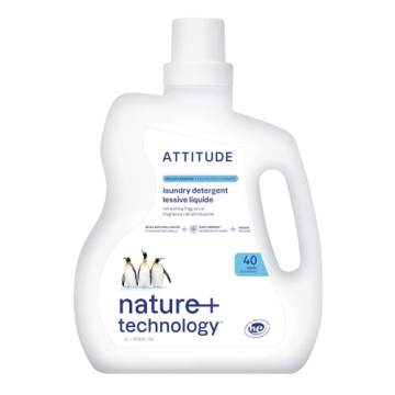 ATTITUDE Laundry Detergent EWG Verified Eco-Friendly 40 Loads