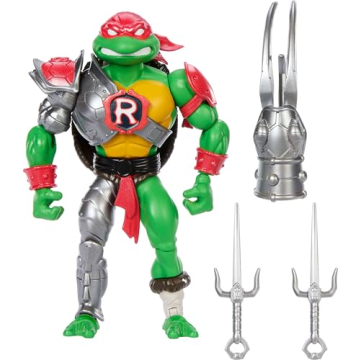 Masters of the Universe Origins Turtles of Grayskull Raphael Reptile Wars Posable Action Figure, Tee...