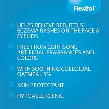 Flexitol Face & Eyelid Eczema Cream - Soothing Relief 40g