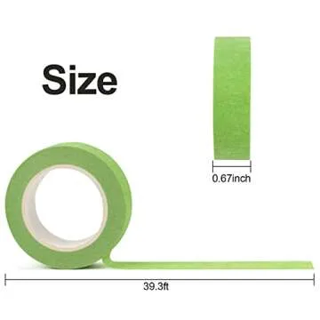 Guirnd 12PCS Colored Masking Tape – Creative DIY Art Supplies for Kids and Adults