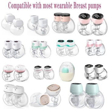 bliblo 4pcs Silicone Flange Inserts for Effective Pumping