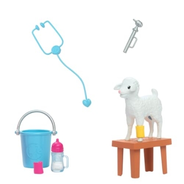 Barbie 65th Anniversary Farm Vet Playset with 10 Accessories