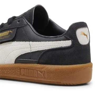 Puma Palermo (Little Kid) Sneaker, Black/Feather Gray/Gum, 13 US Unisex