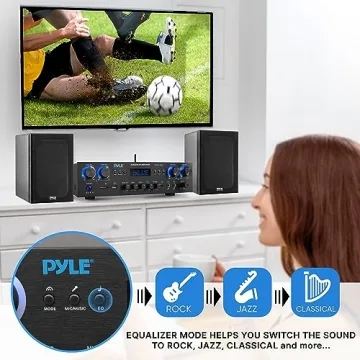 Pyle Bluetooth Home Audio Amplifier 800W Receiver
