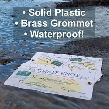 Fisherman's Ultimate Knot Guide | Best Fishing Knots on a Waterproof Fold Out Ruler