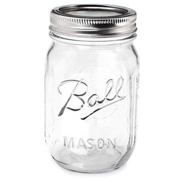 Ball Mason Jars 16-Ounce Regular Mouth - 12-Pack