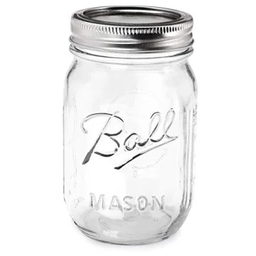 Ball Mason Jars 16-Ounce Regular Mouth - 12-Pack