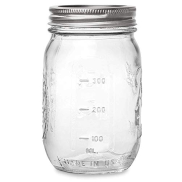 Ball Mason Jars 16-Ounce Regular Mouth - 12-Pack
