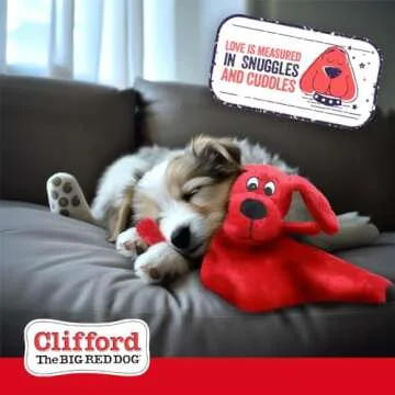 Clifford's 9.5" Plush Dog Toy for Happy Puppies