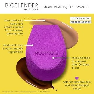 EcoTools Bioblender Makeup Sponge Duo - Eco-Friendly Sponge