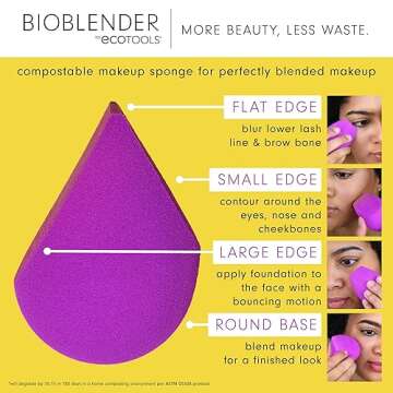 EcoTools Bioblender Makeup Sponge Duo - Eco-Friendly Sponge