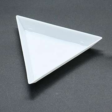 Crafty Organization: 20 Bead Sorting Trays White Plastic