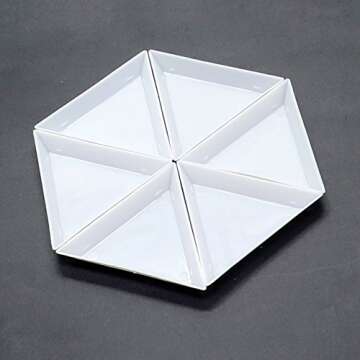 Crafty Organization: 20 Bead Sorting Trays White Plastic