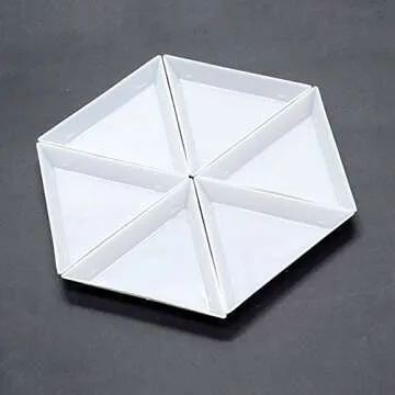 Crafty Organization: 20 Bead Sorting Trays White Plastic