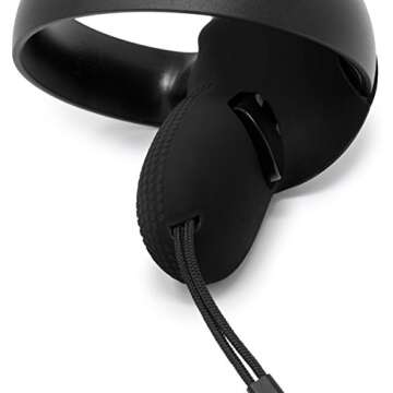 Controller Skin for Oculus Touch v1 by Asterion Products - (NOT for New Quest/Rift-S) Premium Gel Shell Silicone Protection Covers Featuring Low-Profile Friction Studs (Set of 2) Black