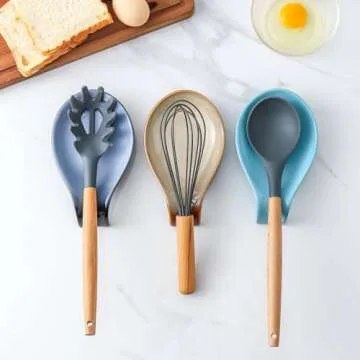 Nihow Ceramic Spoon Rest - Stylish & Durable Utensil Holder