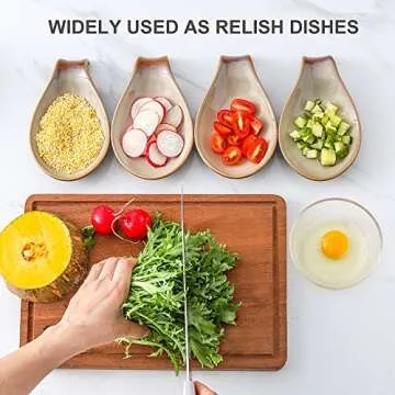 Nihow Ceramic Spoon Rest - Stylish & Durable Utensil Holder