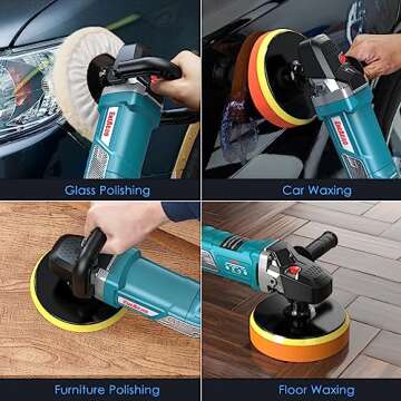 ENEACRO 1800W Rotary Polisher - Versatile & Powerful
