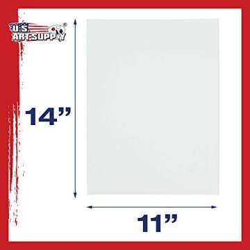 24-Pack Professional Quality 11 X 14 Canvas Panels for Artists