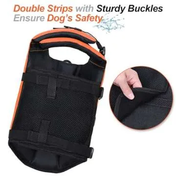 VIVAGLORY Dog Life Jacket for Safe Swimming Adventures
