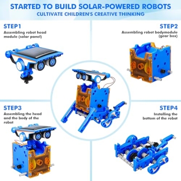 STEM 13-in-1 Solar Power Robots Kit for Kids